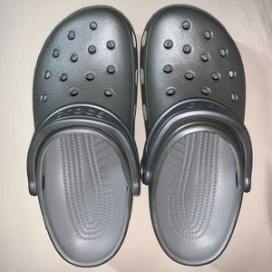 Silver Crocs